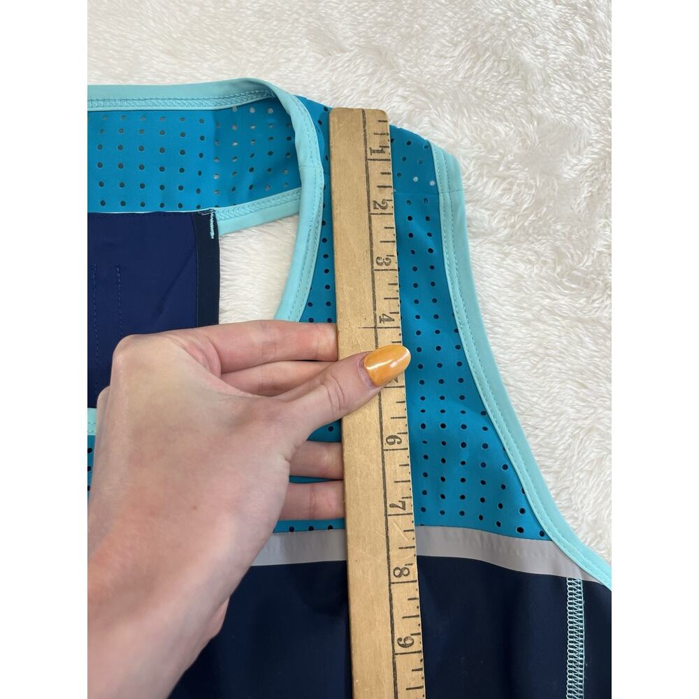 Title Nine Sportswear Dress Large Twisted Sister Racerback Built in Bra Pocket - Picture 6 of 10